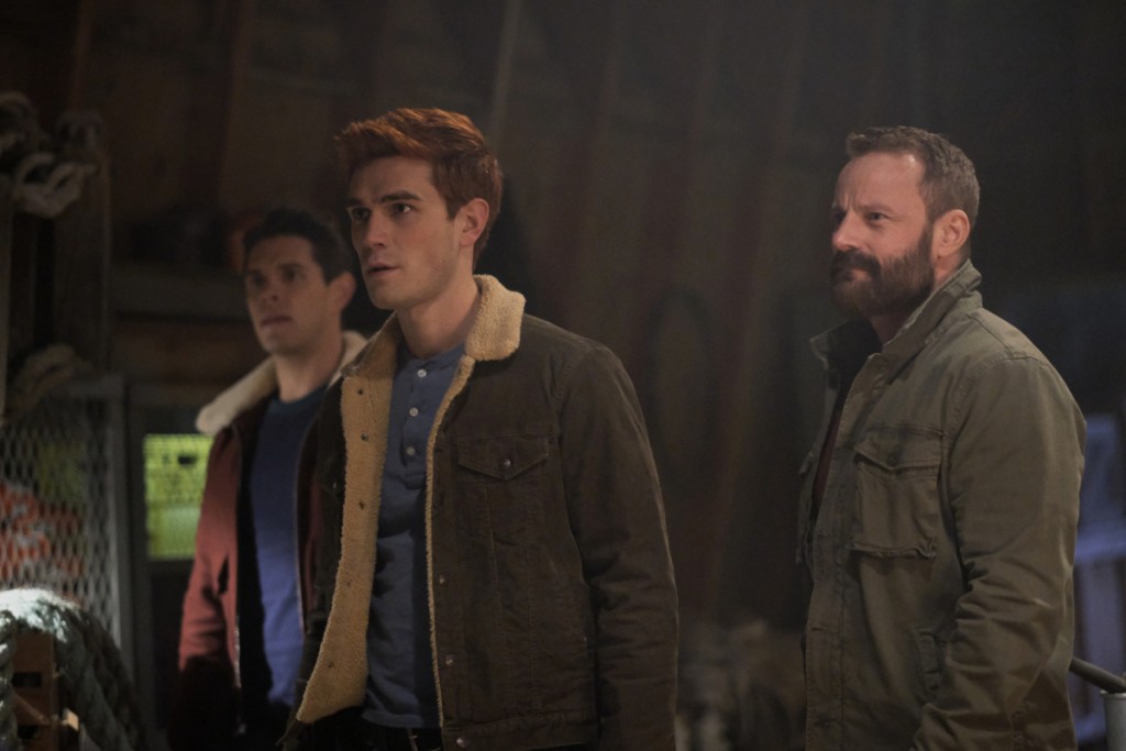 Kevin (Casey Cott), Archie (KJ Apa) & Frank (Ryan Robbins)